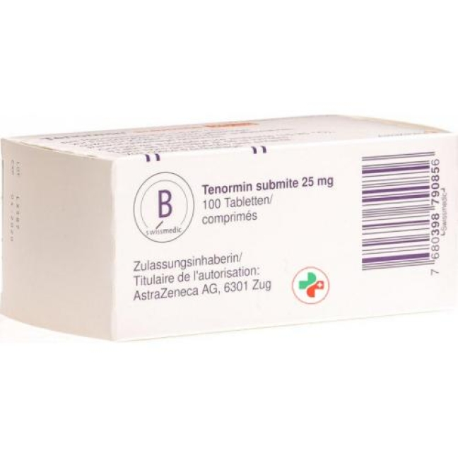 Tenormin Submite 25 mg 100 tablets Tenormin Submite 25 mg 100 tablets