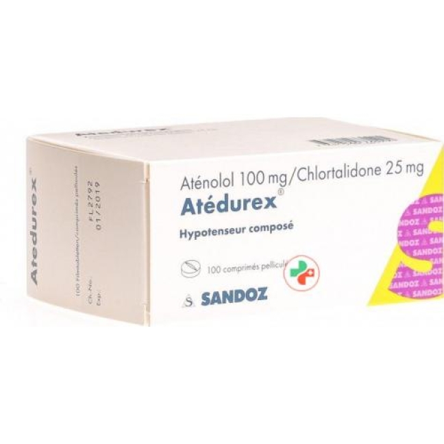 Atedurex 100/25 100 filmtablets Atedurex 100/25 100 filmtablets