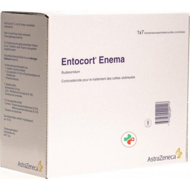 Entocort Enema Klistier Loesung + 7 tablets Entocort Enema Klistier Loesung + 7 tablets