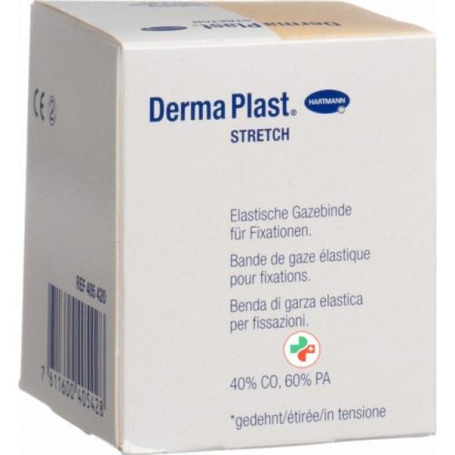 Dermaplast Stretch марлевый бинт телесный цвет 6смx10м Dermaplast Stretch марлевый бинт телесный цвет 6смx10м