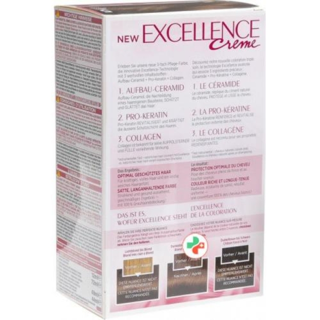 Excellence крем Triple Prot 5 Hellbraun Excellence крем Triple Prot 5 Hellbraun