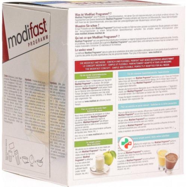 Modifast Programm Creme Vanille 8x 55г Modifast Programm Creme Vanille 8x 55г