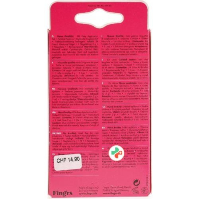 Fingrs Smart Girl French Rose Light Fingrs Smart Girl French Rose Light
