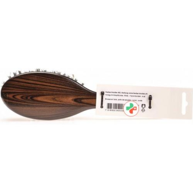 Herba Gummikopfburste mit Wildschweinborsten Herba Gummikopfburste mit Wildschweinborsten