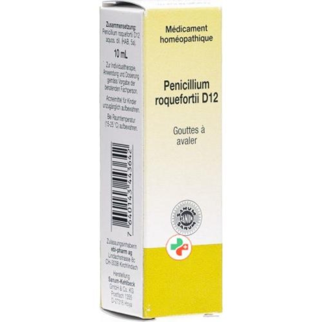 Sanum Penicillium Roqueforti капли D 12 10мл Sanum Penicillium Roqueforti капли D 12 10мл