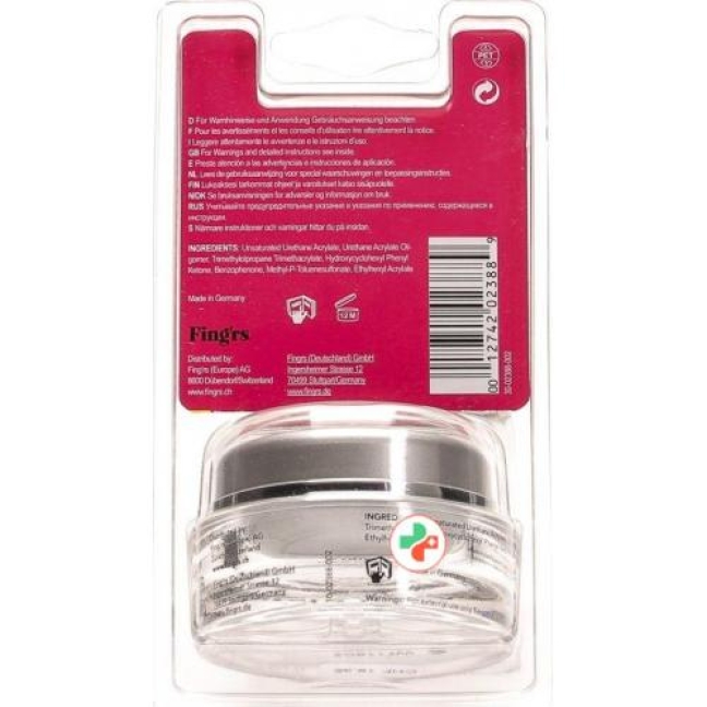 Fingrs UV Gel Clear Refill Blister 15г Fingrs UV Gel Clear Refill Blister 15г