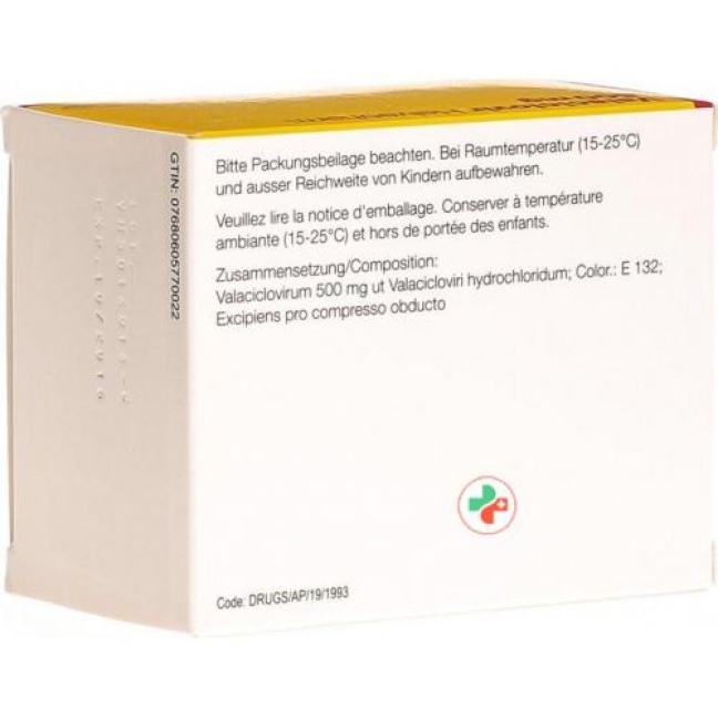 Valaciclovir Helvepharm 500 mg 30 filmtablets Valaciclovir Helvepharm 500 mg 30 filmtablets