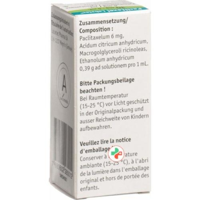 Paclitaxel 30 mg/5 ml Durchstechflasche 8 ml Paclitaxel 30 mg/5 ml Durchstechflasche 8 ml