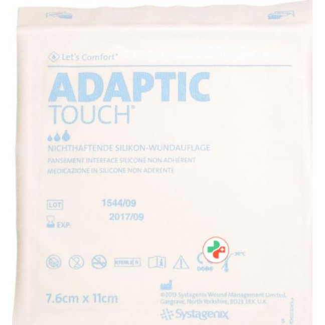 Let’s Comfort Adaptic Touch Silikon-Wundauflage 7.6смx11см 10 шт