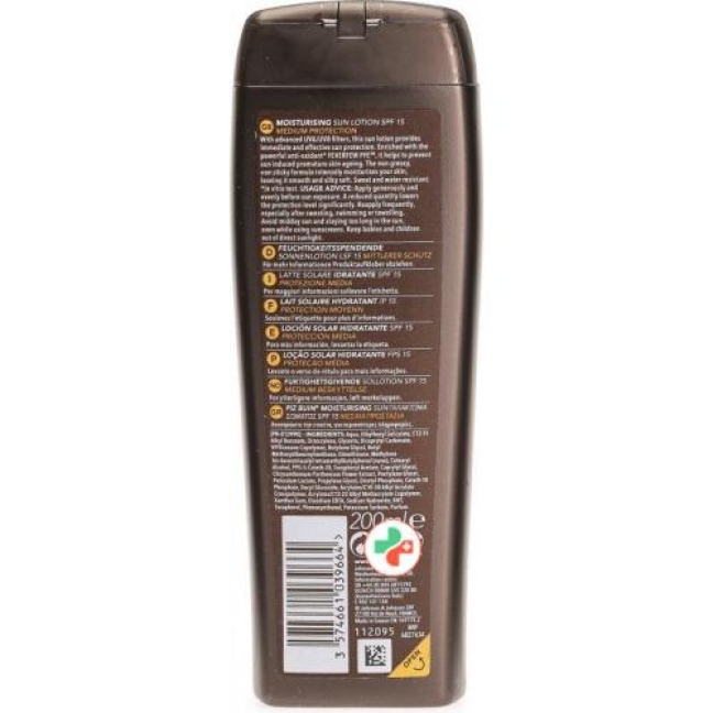 Piz Buin In Moisturising Sun лосьон Sf 15 200мл Piz Buin In Moisturising Sun лосьон Sf 15 200мл