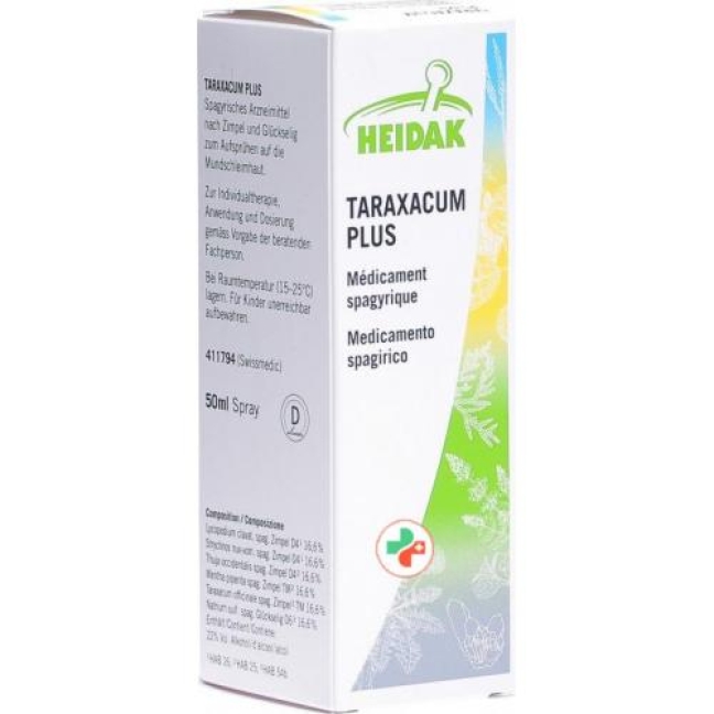 Heidak Spagyrik Taraxacum Plus спрей 50мл Heidak Spagyrik Taraxacum Plus спрей 50мл