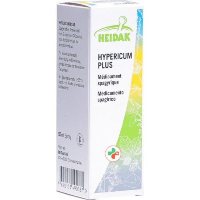 Heidak Spagyrik Hypericum Plus спрей 50мл Heidak Spagyrik Hypericum Plus спрей 50мл