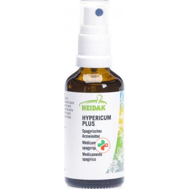 Heidak Spagyrik Hypericum Plus спрей 50мл Heidak Spagyrik Hypericum Plus спрей 50мл