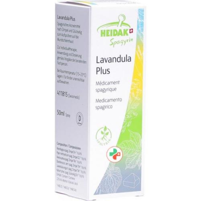 Heidak Spagyrik Lavandula Plus спрей 50мл Heidak Spagyrik Lavandula Plus спрей 50мл