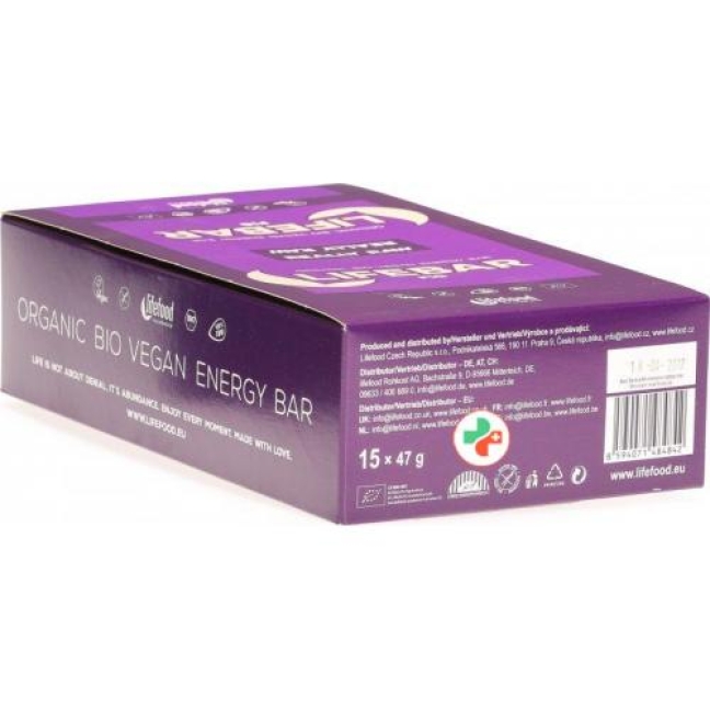 Lifefood Lifebar Fig Glutenfrei 15x 47г Lifefood Lifebar Fig Glutenfrei 15x 47г