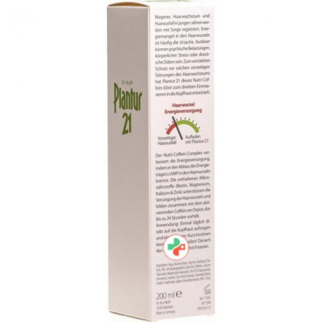 Plantur 21 Nutri-Coffein Elixir 200мл