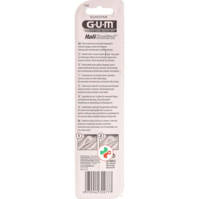 Gum Sunstar Halicontrol Zungenreiniger Gum Sunstar Halicontrol Zungenreiniger