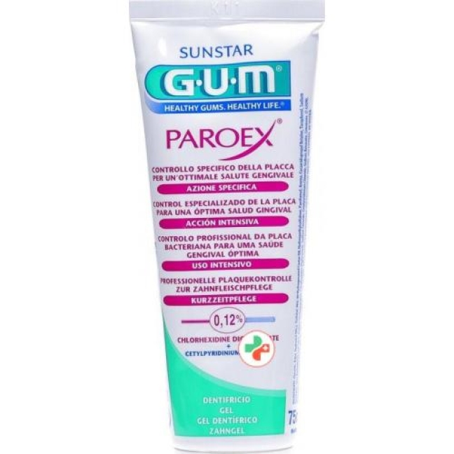 Gum Sunstar Paroex Zahnpasta 0.12% Chlorhex 75мл