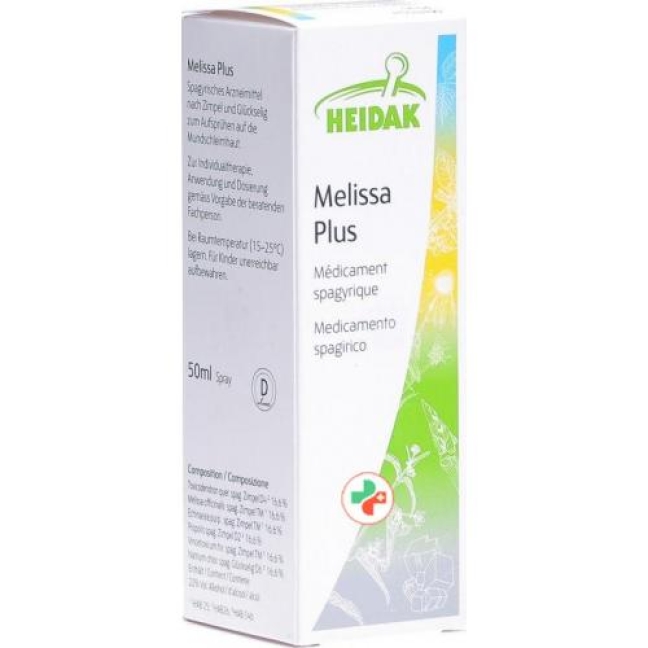 Heidak Spagyrik Melissa Plus спрей 50мл Heidak Spagyrik Melissa Plus спрей 50мл