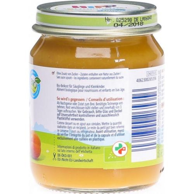 Hipp Apfel & Aprikose 4m (neu) 125г Hipp Apfel & Aprikose 4m (neu) 125г