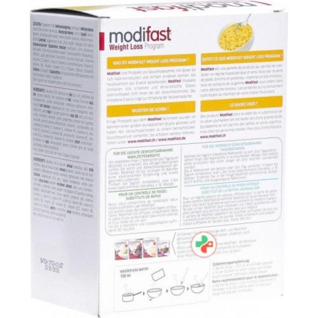 Modifast Programm Nudelsuppe Curry 4x 55г Modifast Programm Nudelsuppe Curry 4x 55г