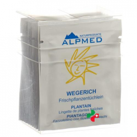 Alpmed Frischpflanzentuchlein Wegerich 13 штук