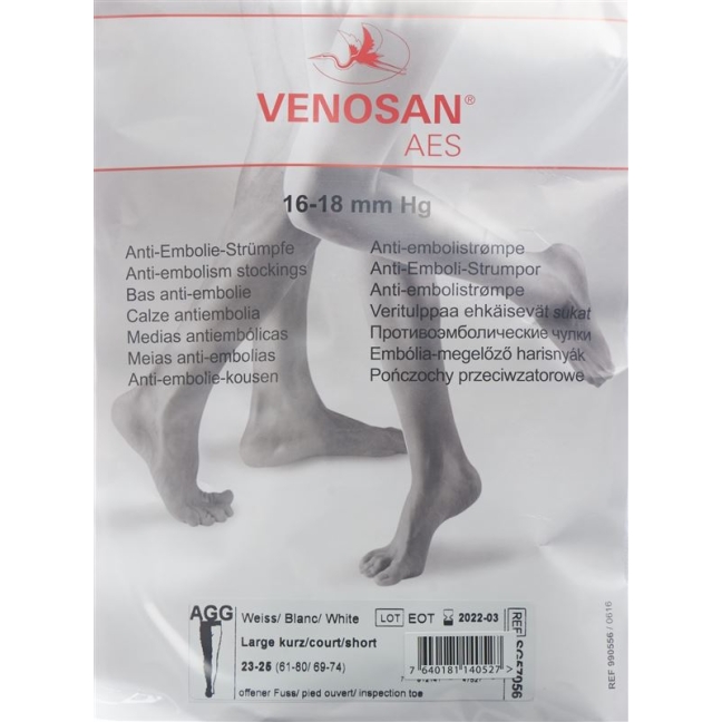 VENOSAN AES A-GG L norm offen weiss