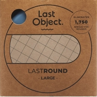 LASTROUND Многоразовые ватные диски широкие синие.