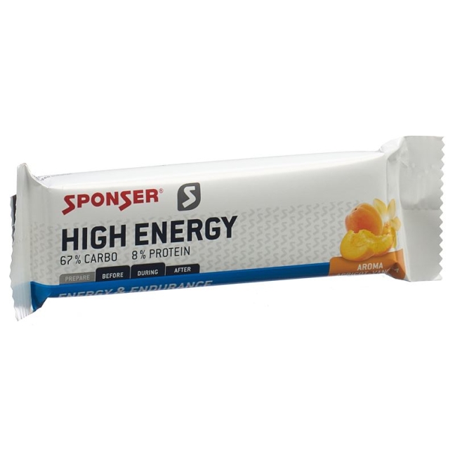 SPONSER High Energy Bar Apricot Vanilla