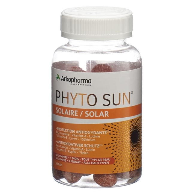 Фруктовые жевательные резинки PHYTO SUN