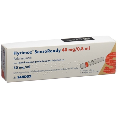 Hyrimoz SensoReady Inj L&ouml;s 40 мг/0,8мл 6 ФертПен 0,8 мл