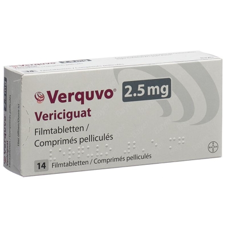 VERQUVO пленочная таблетка 2,5 мг VERQUVO пленочная таблетка 2,5 мг