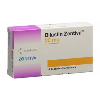 Биластин Зентива Табл. 20 мг 10 шт.