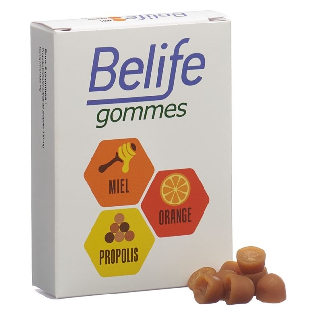 Belife gommes Прополис Мед Апельсин Ds 45 г