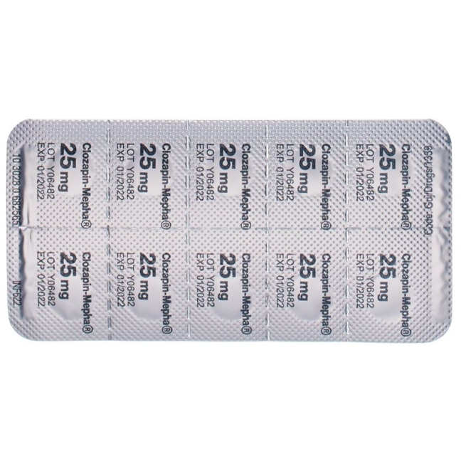 Clozapin Mepha Tabletten 25mg 50 Stück