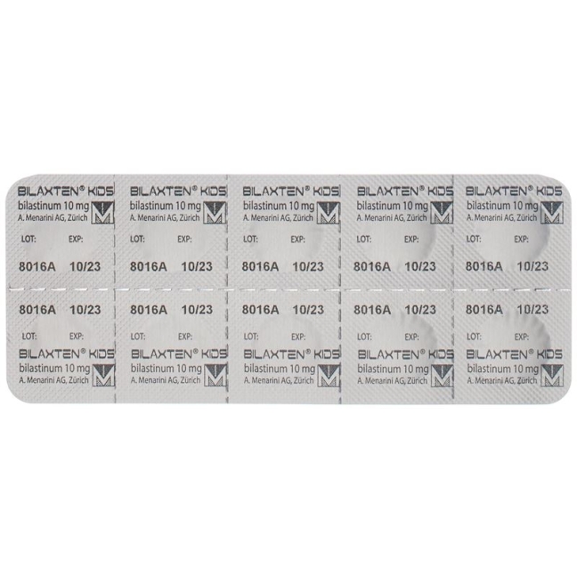 Bilaxten Kids Schmelztabletten 10mg 30 Stück