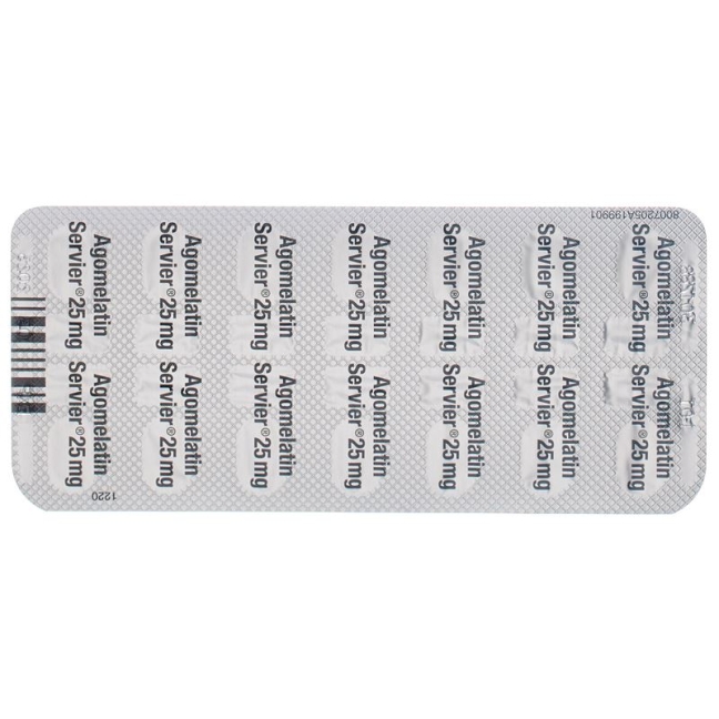 Agomelatin Servier Filmtabletten 25mg 28 Stück
