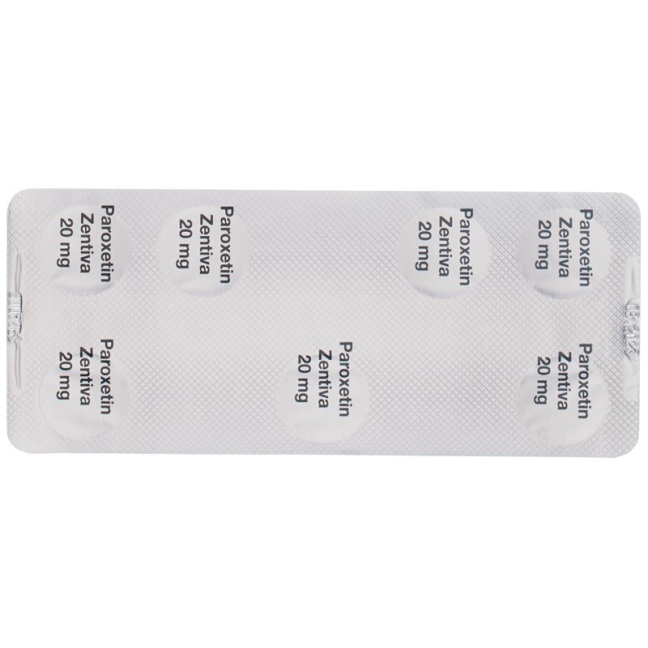 Paroxetin Zentiva Filmtabletten 20mg 98 Stück