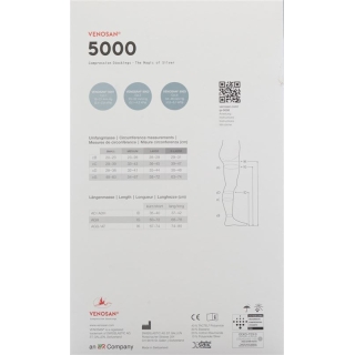 VENOSAN 5002 A-T KKL2 XL короткошлифованный песок 1 пара