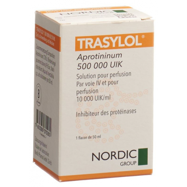 Trasylol Infusionslösung 500000 Kie Durchstechflasche 50ml