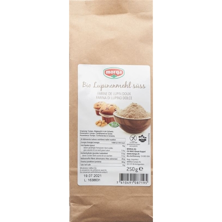 Morga Lupinenmehl Suess Bio Glutenfrei 250g