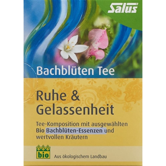 Salus Bach flowers tea Calm Relax Organic bag 15 pieces