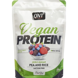 Qnt Vegan Protein Zero Sug-Lact Fr Red Fruit 500g