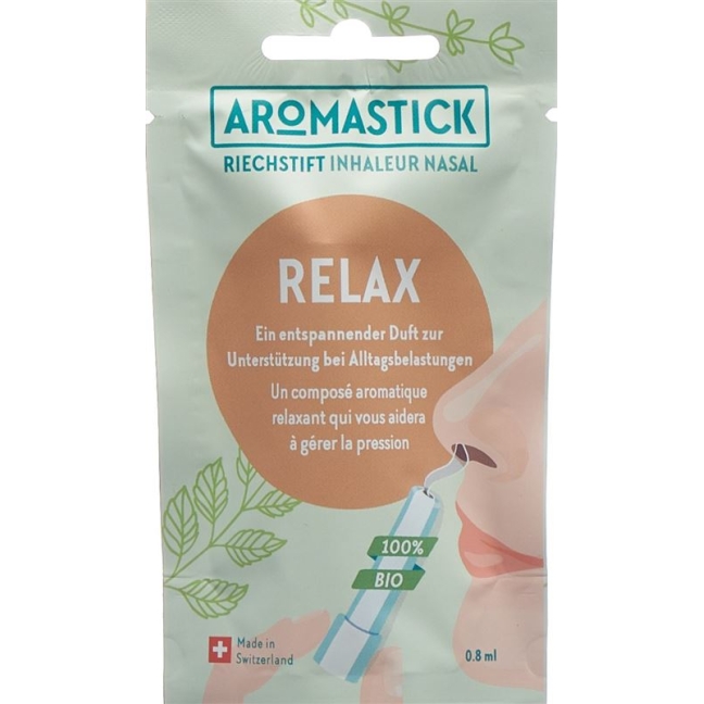 Нюхательная палочка AROMASTICK, 100% органическая сумка для отдыха