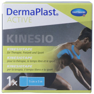 Dermaplast Active Kinesiotape 5cmx5m blue