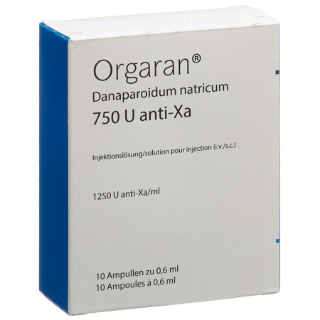Orgaran Inj L&ouml;s 750 Е/0,6мл 10 А 0,6 мл