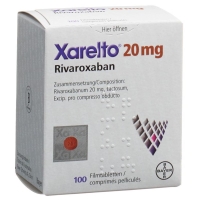 Xarelto Filmtabletten 20mg Dose 100 Stück