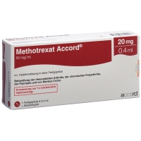 Methotrexat Accord 20mg/0.4ml Fertigspritze 0.4ml Methotrexat Accord 20mg/0.4ml Fertigspritze 0.4ml