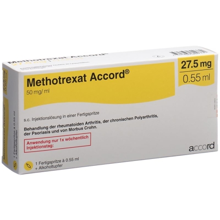 Methotrexat Accord 27.5mg/0.55ml Fertigspritze 0.55ml