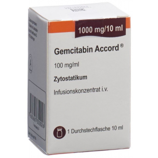 Gemcitabin Accord 1000mg/10ml Durchstechflasche